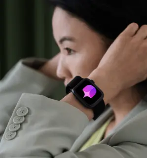 Símbolo Drea en un reloj inteligente